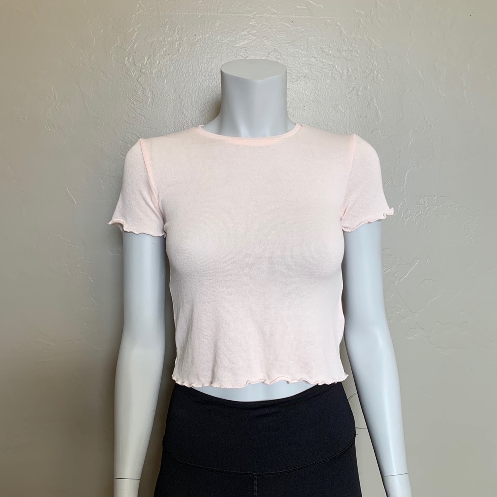Baby Pink Crop Top